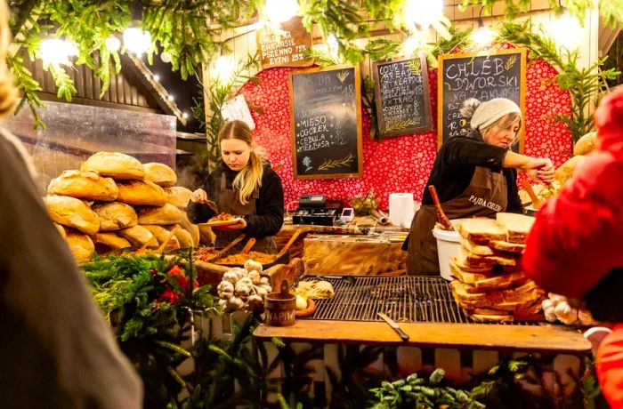 Krakow's Christmas Market, set in the heart of the city's main square, attracts large crowds each year.