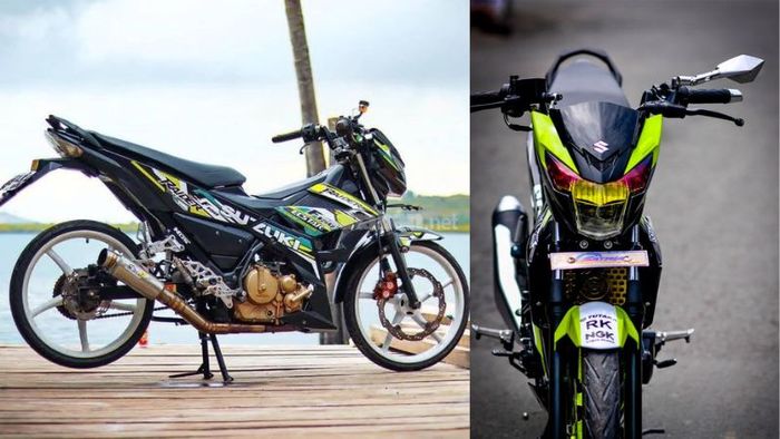 Raider độ với sự kết hợp màu đen đầy sáng tạo và phong cách đa dạng.