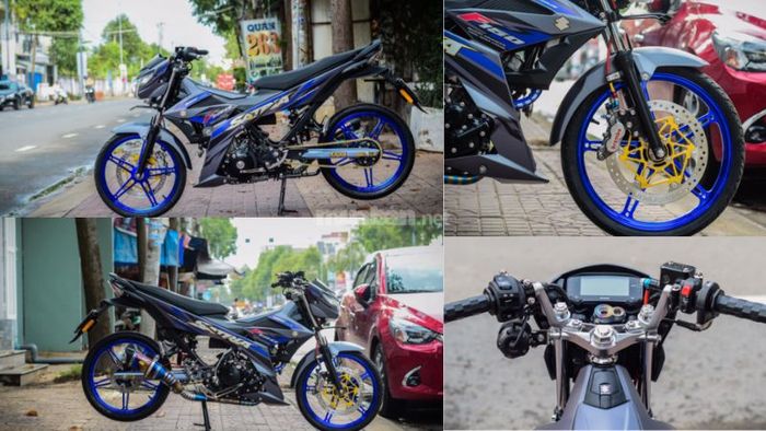 Mẫu xe Raider độ theo phong cách Việt Nam, dễ dàng phù hợp với mọi đối tượng người chơi.