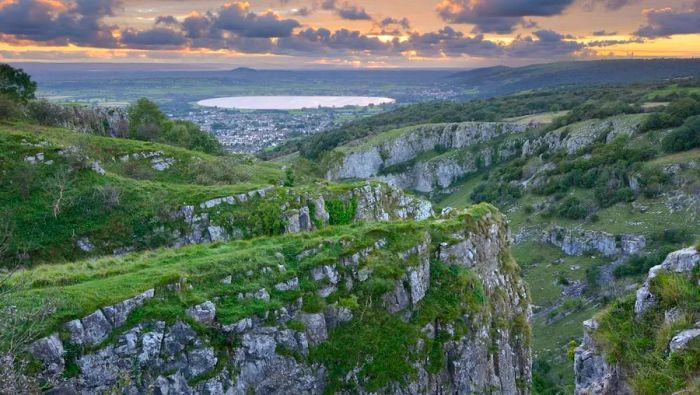 The cheese continues to mature in the natural caves of Cheddar Gorge.