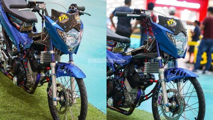 Xe Raider độ phong cách Thái Lan gây ấn tượng mạnh mẽ và thu hút nhiều sự chú ý.