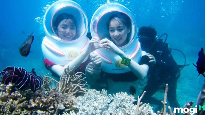 Trải nghiệm đi bộ dưới đáy biển