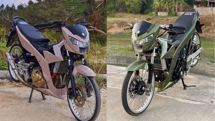 Raider độ với màu sắc trầm, mang đến vẻ sang trọng và lịch lãm.