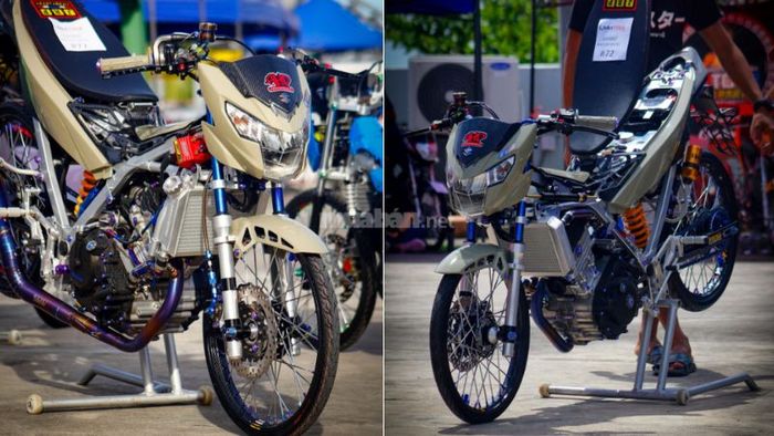 Mẫu xe Raider độ với động cơ mạnh mẽ, khiến mọi ánh mắt phải dõi theo.