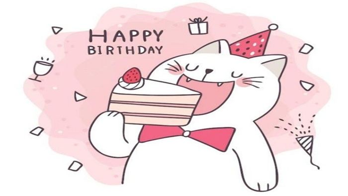 Thiệp sinh nhật ngộ nghĩnh với các nhân vật hoạt hình vui nhộn