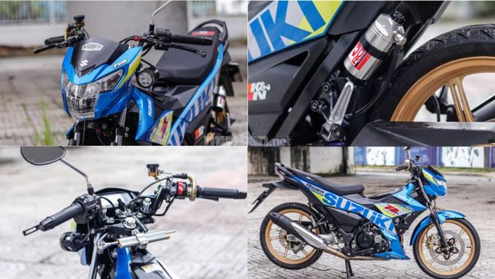 Xe Raider độ với thiết kế tinh tế, bắt mắt và thu hút ánh nhìn.