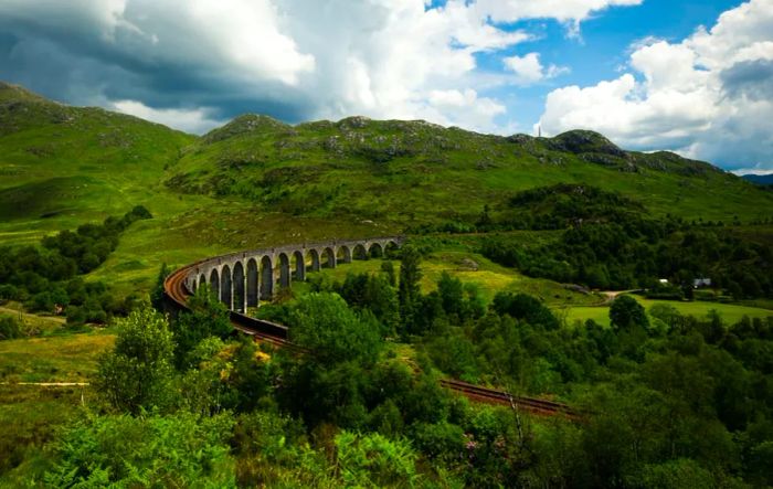 Does this famous viaduct look familiar from 'Harry Potter and the Chamber of Secrets'?