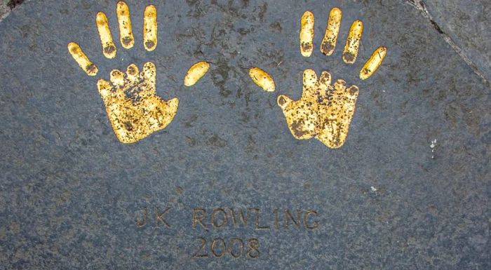 Make sure to visit the Royal Mile and spot J.K. Rowling’s handprints.