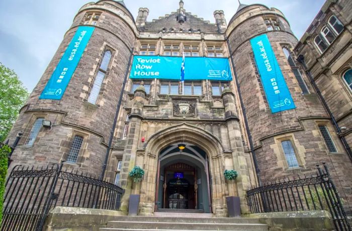 The University of Edinburgh’s Teviot Row House exudes a distinctly Hogwarts-like atmosphere.