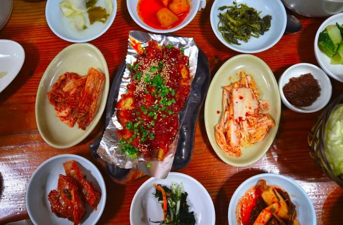 Fresh, locally grown produce plays a prominent role in the cuisine of Gangwon province.