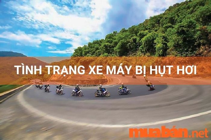 hụt hơi xe máy