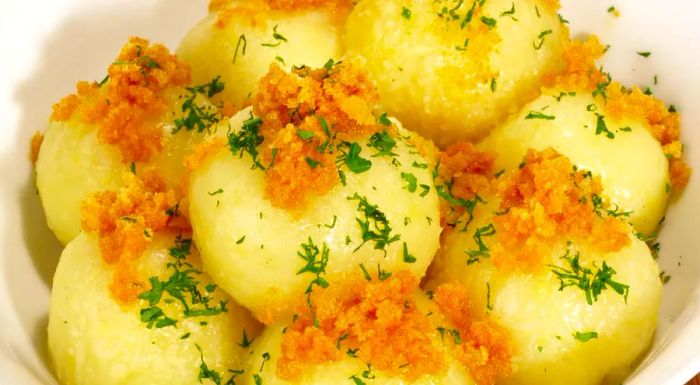 For those who love carbs, Kartoffelknoedel is a heavenly indulgence.