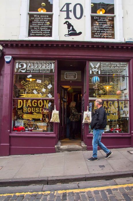 Victoria Street is home to a few shops inspired by the world of Harry Potter.