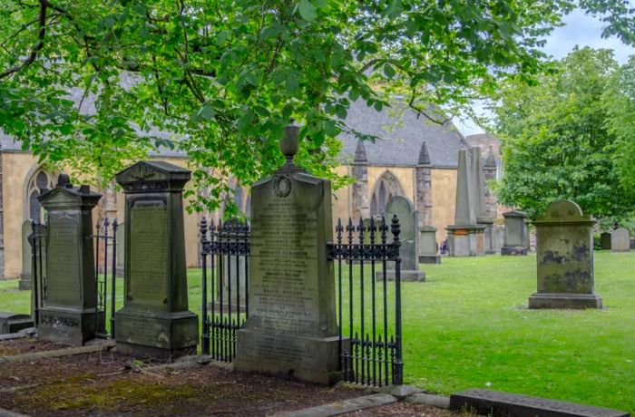 The hauntingly atmospheric Greyfriars Kirkyard.