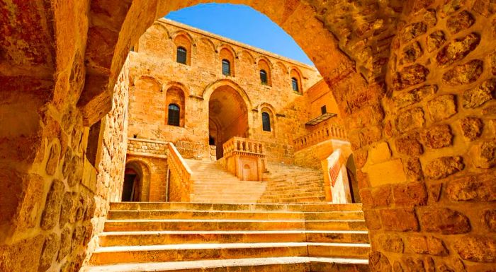 The Deyrulzafaran Monastery, also known as the House of Saffron, is the historic seat of the Syriac Orthodox Patriarchate.