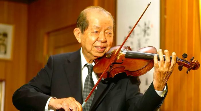 A passionate violin enthusiast, Shi Wen-long has curated the largest violin collection in the world at the Chimei Museum.