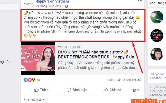 Mẫu 1: Bài đăng chia sẻ kiến thức hữu ích