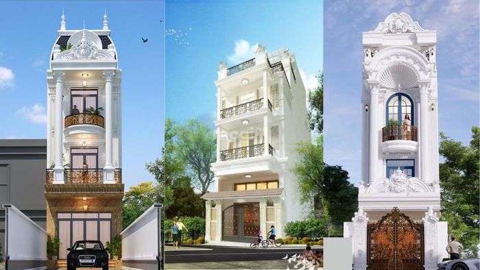 Mẫu nhà ống kiểu Pháp 3 tầng đẹp, thanh lịch và tiện nghi