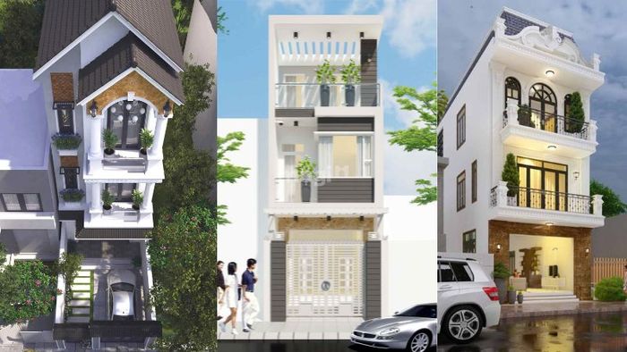 Mẫu nhà ống kiểu Pháp 3 tầng sang trọng và đẳng cấp