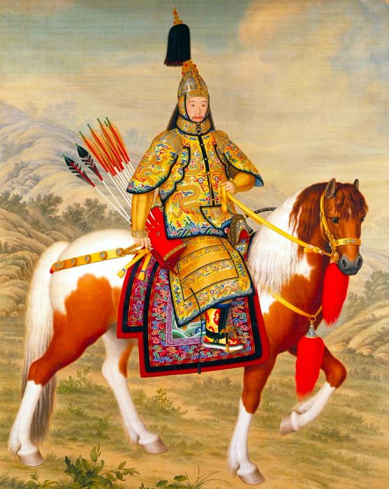 Qianlong Emperor, depicted here in a painting by Giuseppe Castiglione, an Italian missionary and artist at the Qing imperial court, had his meals and diets carefully documented throughout his six-decade reign (1735-1796).