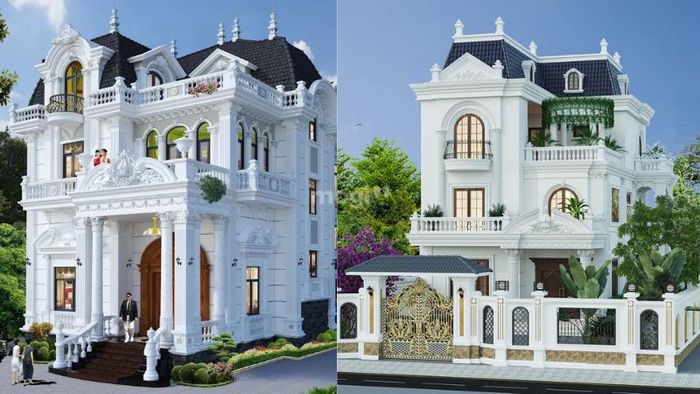 Mẫu biệt thự kiểu Pháp sang trọng và thanh lịch