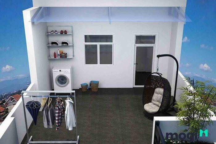 Mẫu nhà mái thái 1 tầng 3 phòng ngủ 100m2