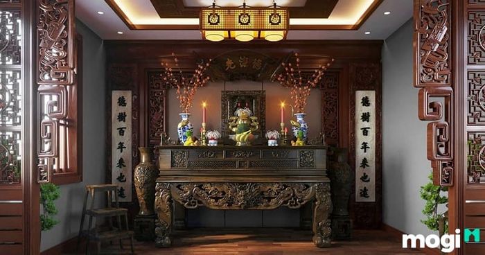 Biết được hướng hợp tuổi 1982 sẽ giúp gia chủ đặt phòng thờ đúng hướng, mang lại sự thịnh vượng và giữ được sự trang nghiêm cho không gian thờ cúng.