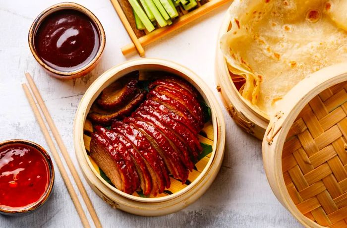 Peking duck, now a global favorite, was a staple at Empress Dowager Cixi's lavish banquets in the Forbidden City.