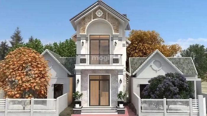 Mẫu nhà ống kiểu Pháp 2 tầng đẹp, tinh tế và tiện nghi