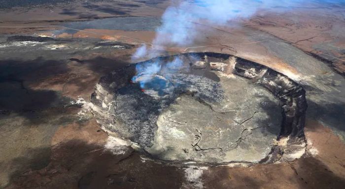 Kilauea Volcano's Halemaumau crater has once again become a popular tourist destination.