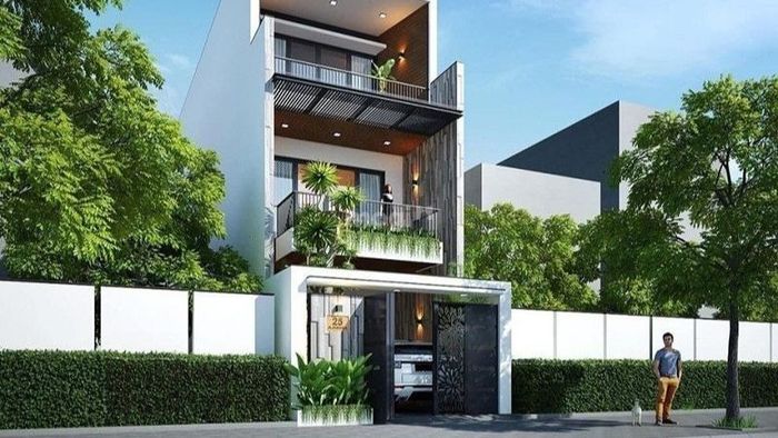 Mẫu nhà ống kiểu Pháp 3 tầng sang trọng và hiện đại