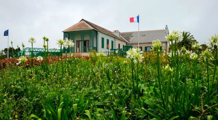 Napoleon devoted much of his time to the gardens at Longwood House.