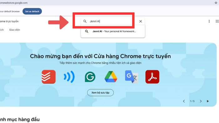 Hướng dẫn cài đặt Extension Jenni AI - bước 2