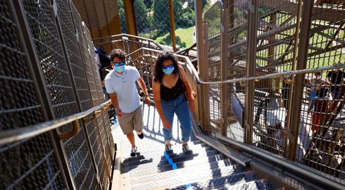 The Eiffel Tower reopened its doors on June 25.