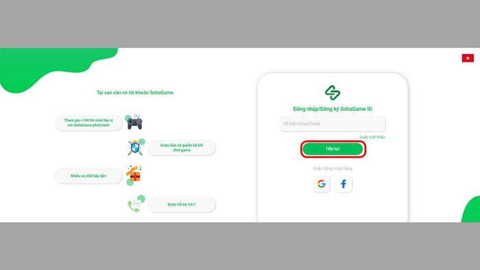 Hướng dẫn nhập mã code 3Q Đấu Pháo - Bước 1