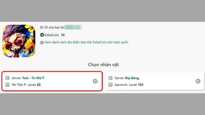 Hướng dẫn nhập mã code 3Q Đấu Pháo - Bước 2