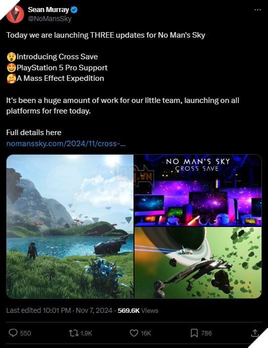 No Man’s Sky khiến cộng đồng game thủ bất ngờ trong sự kiện N7 Day của Mass Effect 2.