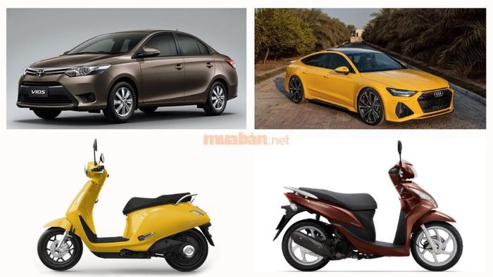 Màu sắc xe phù hợp với người tuổi Canh Tý: vàng, nâu đất
