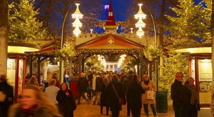 This iconic Danish amusement park and pleasure garden becomes even more enchanting during the Christmas season.