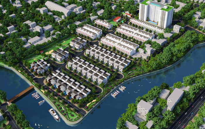 Vị trí ven sông đắc địa của Long Biên là một lợi thế lớn