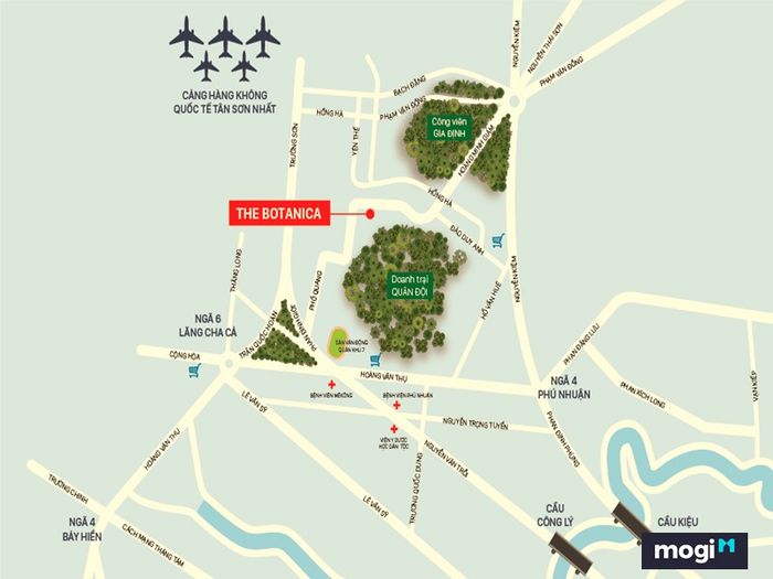 Địa điểm của The Botanica.