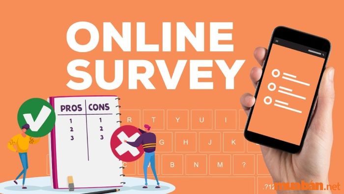 Học sinh có thể tham gia khảo sát online để kiếm tiền ngay tại nhà