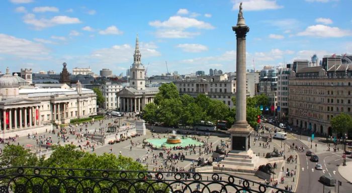 Take in the sights from above at the Rooftop at Trafalgar St James, a perfect spot for people-watching.