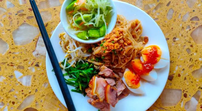 Kola noodles is a dish named after the Kola ethnic group from northeastern Cambodia.