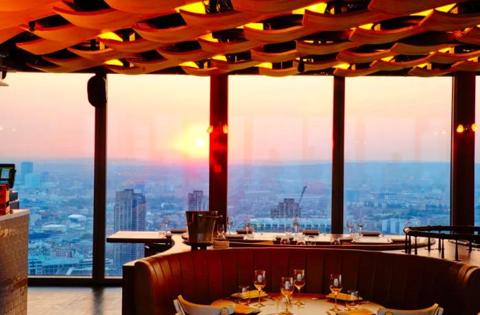 Duck and Waffle serves up delicious food and stunning views, available around the clock, 24/7.