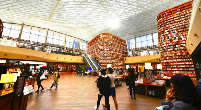 Seoul’s Starfield Library opened its doors in 2017.