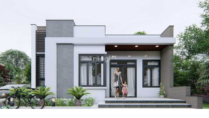 Mẫu nhà ống cấp 4 vừa đơn giản vừa hiện đại