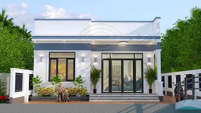 Mẫu nhà ống cấp 4 với 2 phòng ngủ tiện nghi, tiết kiệm diện tích