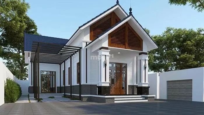 Nhà ống cấp 4 là kiểu nhà như thế nào?