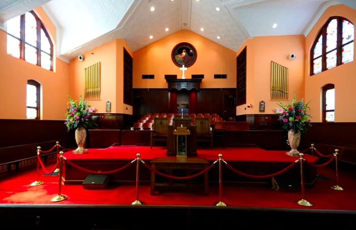 The historic Ebenezer Baptist Church stands as one of Atlanta’s most beloved landmarks.